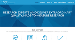 Desktop Screenshot of nrgresearchgroup.com